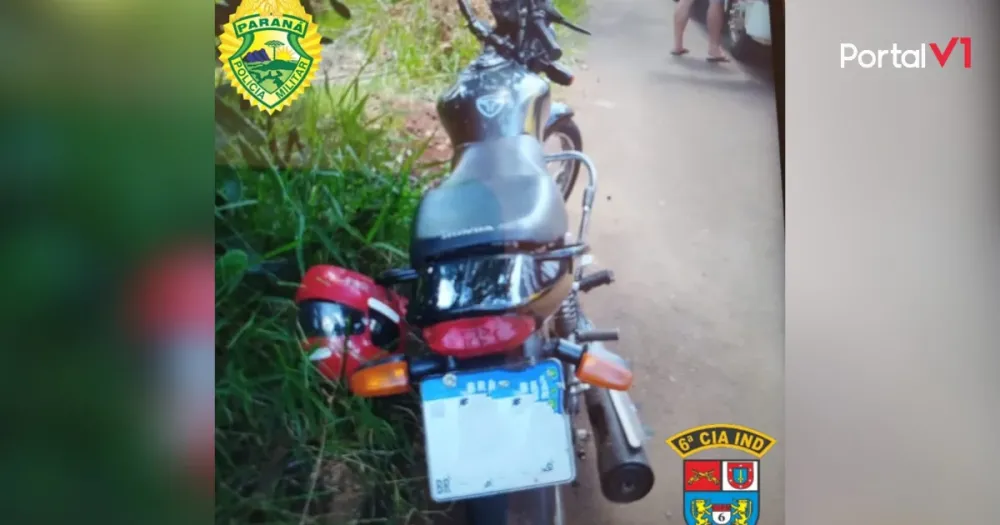 Moto furtada é recuperada em Ivaiporã antes mesmo do dono perceber o crime