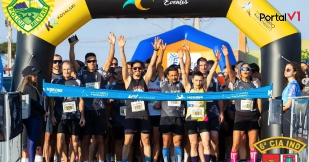 Mais de 400 atletas participam da 1ª Corrida da 6ª CIPM em Ivaiporã