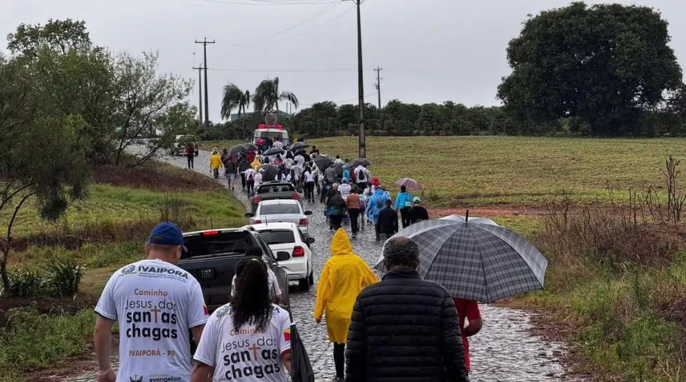 Tradição religiosa cresce e atrai fiéis no 4º Caminho Jesus das Santas Chagas