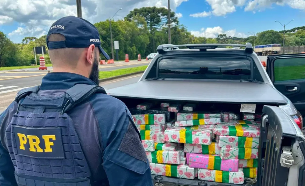 Mais de 600 quilos de maconha são apreendidos pela PRF em Guarapuava