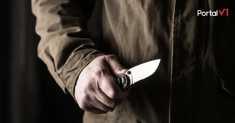 Homem esfaqueia o próprio irmão em Apucarana e é preso em flagrante