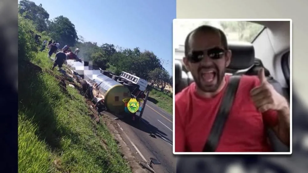 Acidente fatal na PR-092 deixa caminhoneiro de Telêmaco Borba sem vida