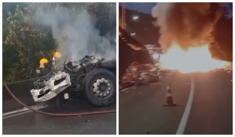 Grave engavetamento na BR-376 deixa um morto e 14 feridos entre o Paraná e Santa Catarina