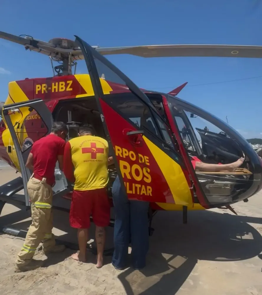 Criança de 11 anos é resgatada em estado grave após afogamento em Caiobá