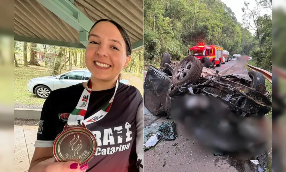 Acidente fatal interrompe trajetória de jovem campeã mundial de karatê