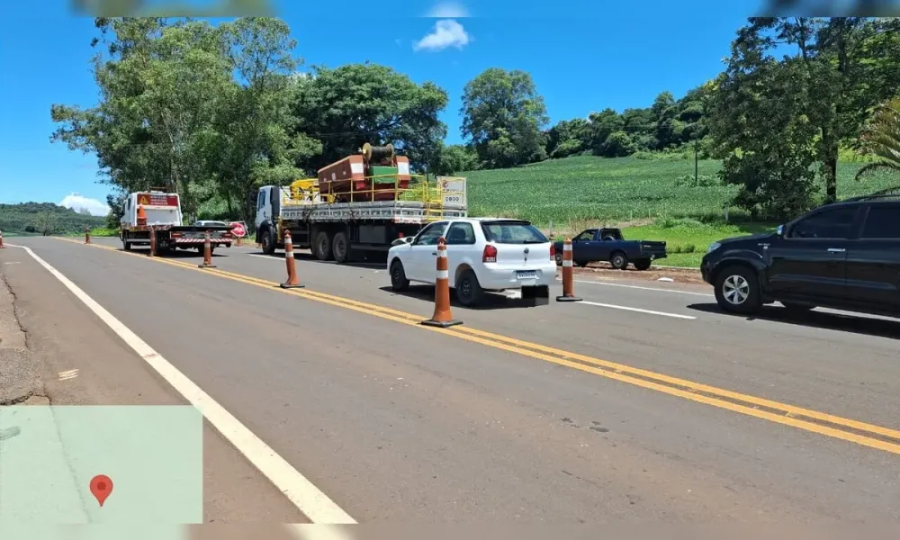 Batida traseira em rodovia movimentada deixa adolescente ferida no norte do Paraná