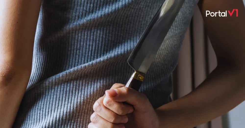 Sogra ameaça nora com faca e pedaço de madeira em São Pedro do Ivaí