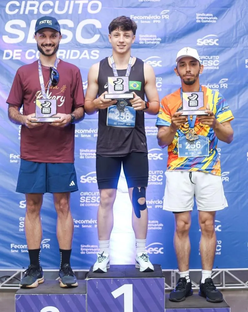 Jovem atleta de Cândido de Abreu conquista 1º lugar na categoria e se destaca em corrida do Sesc em Ivaiporã