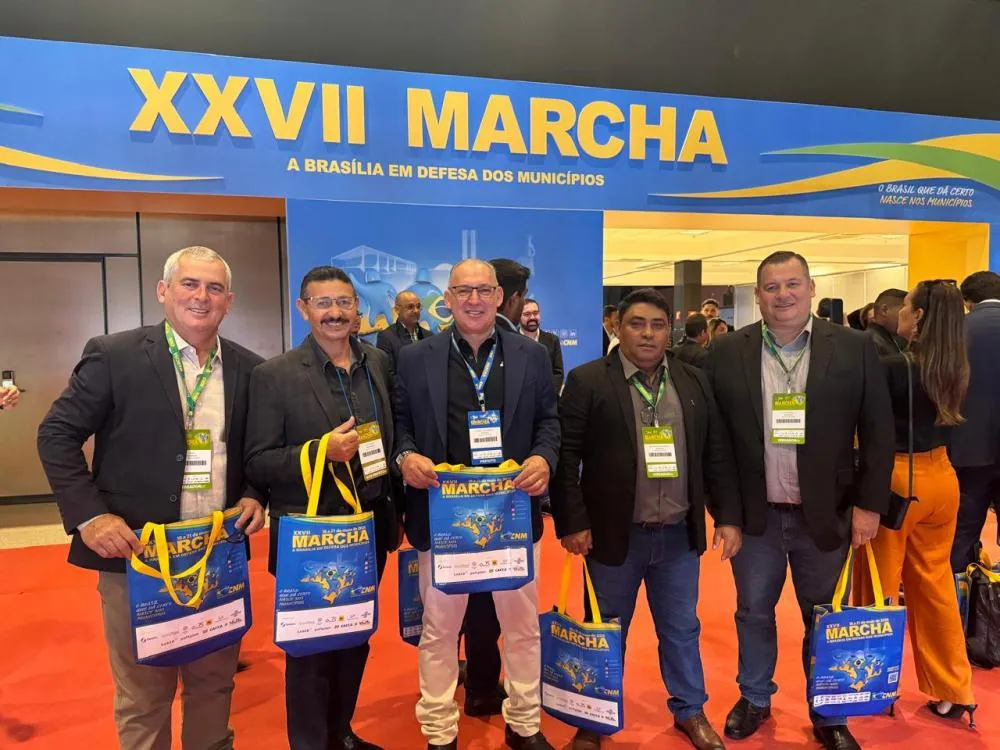 Kirk Andrade e representantes de São Pedro do Ivaí participam de grande evento municipalista em Brasília