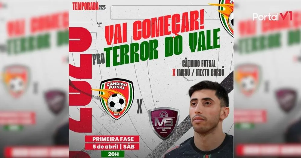 Cândido Futsal estreia em casa no Paranaense Série Bronze 2025, com promessa de casa cheia