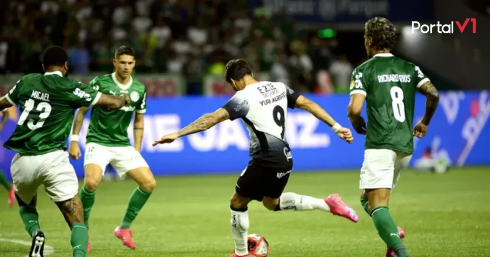 Corinthians vence o Palmeiras no Allianz e fica a um empate do título
