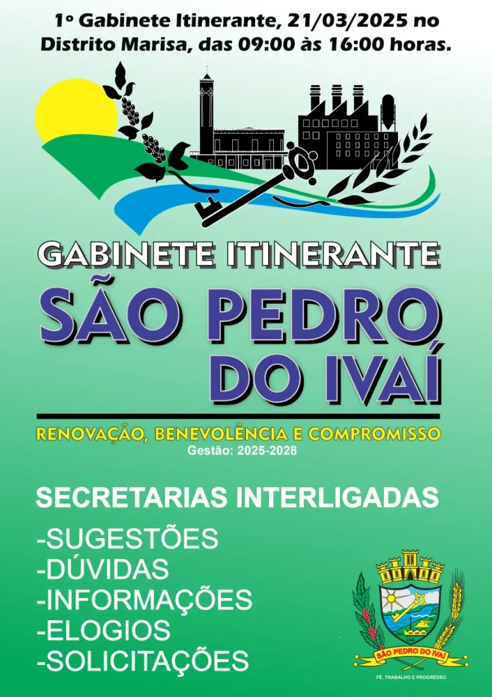 1º Gabinete Itinerante em São Pedro do Ivaí: Prefeitura se aproxima da população no Distrito Marisa