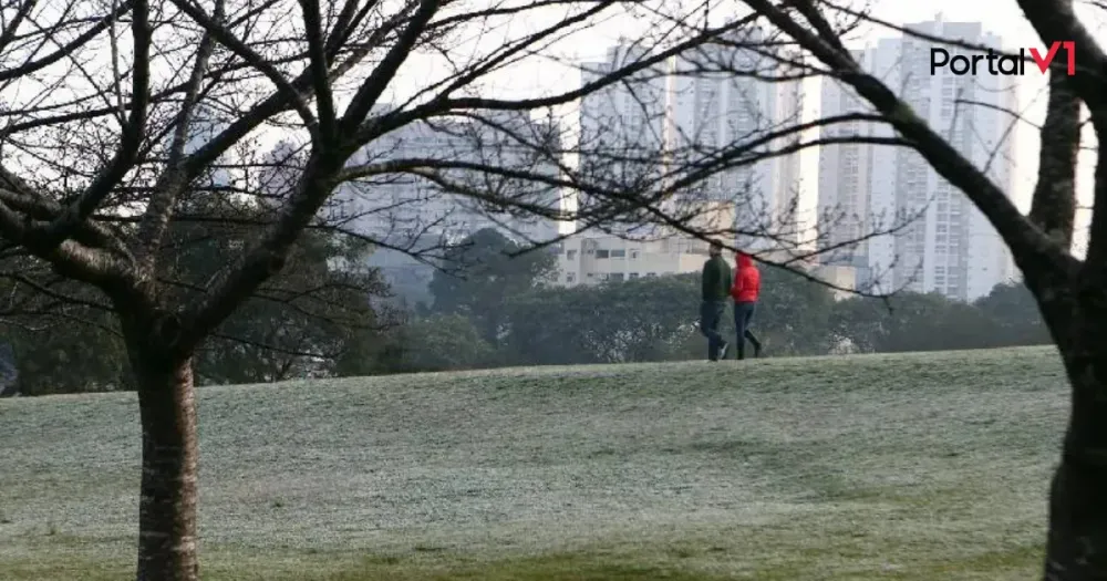 Simepar alerta para onda de frio no Paraná com mínima de 7°C