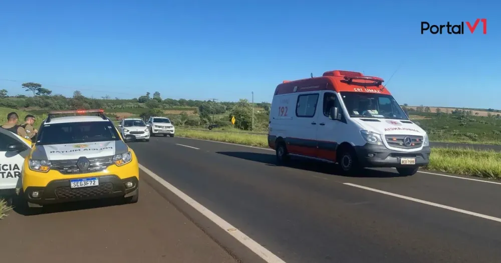 Homem morre atropelado na BR-376 e motorista foge sem prestar socorro