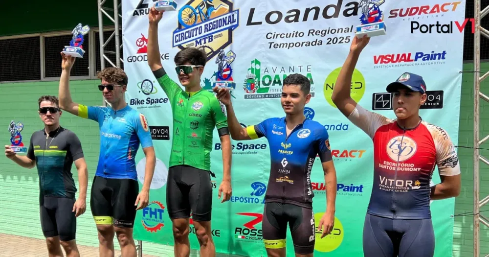 Ciclismo de Ivaiporã retorna às competições e conquista medalhas no GP Loanda