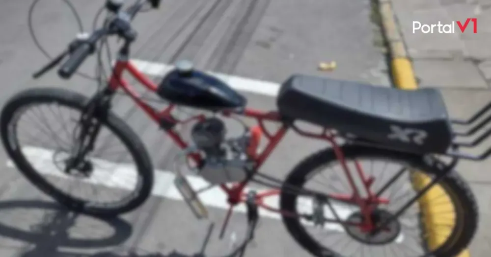Adolescente de 12 anos é apreendido após furtar bicicleta motorizada em Bom Sucesso