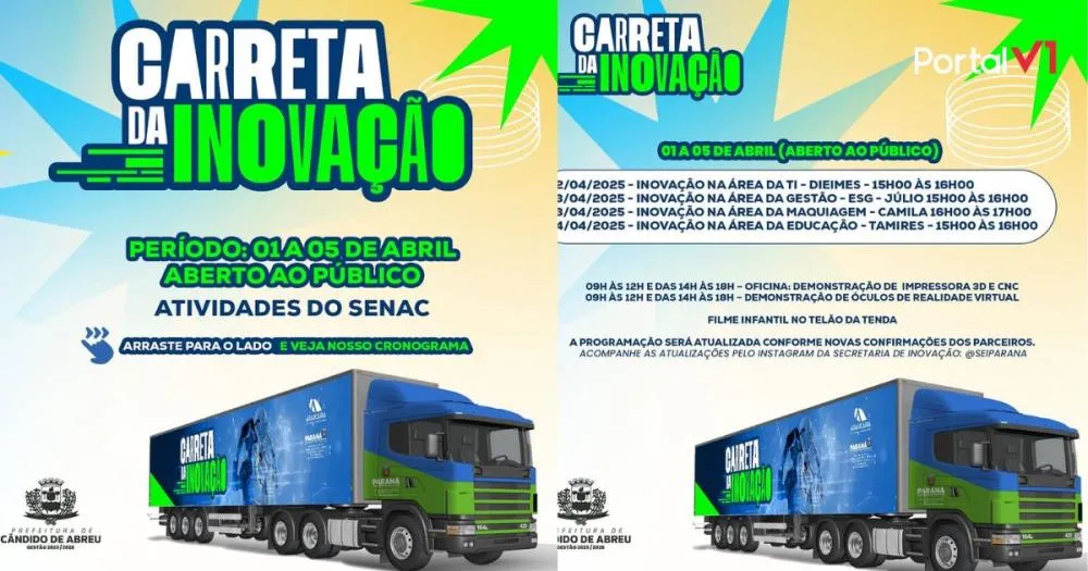 Carreta da Inovação em Cândido de Abreu