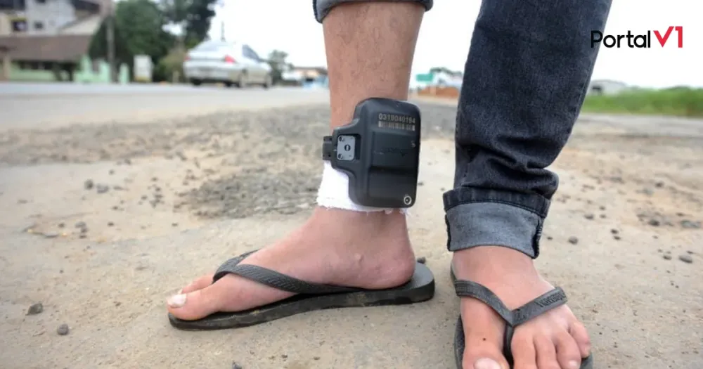 Homem com tornozeleira eletrônica agride companheira e foge em São Pedro do Ivaí