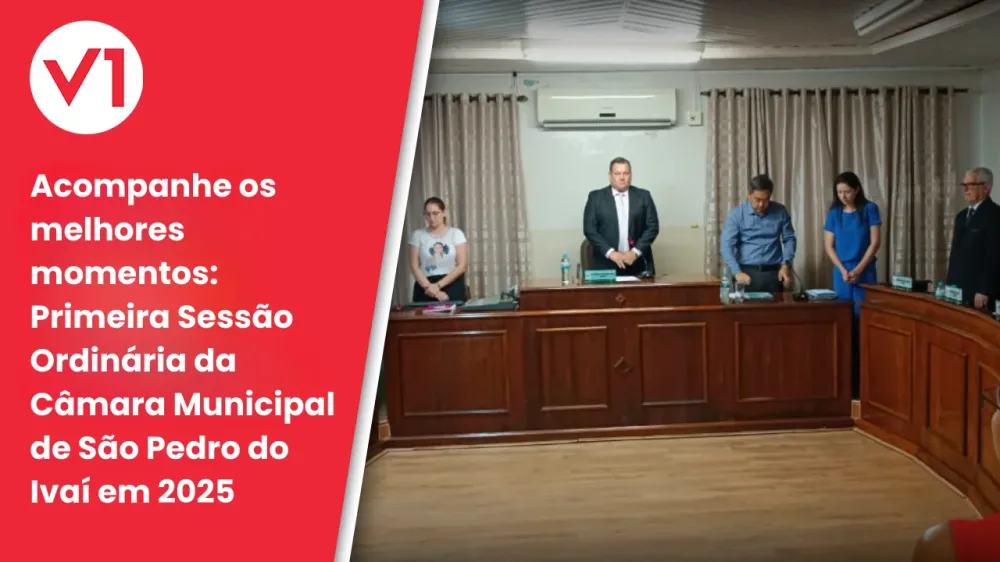 Primeira Sessão Ordinária da Câmara Municipal de São Pedro do Ivaí em 2025