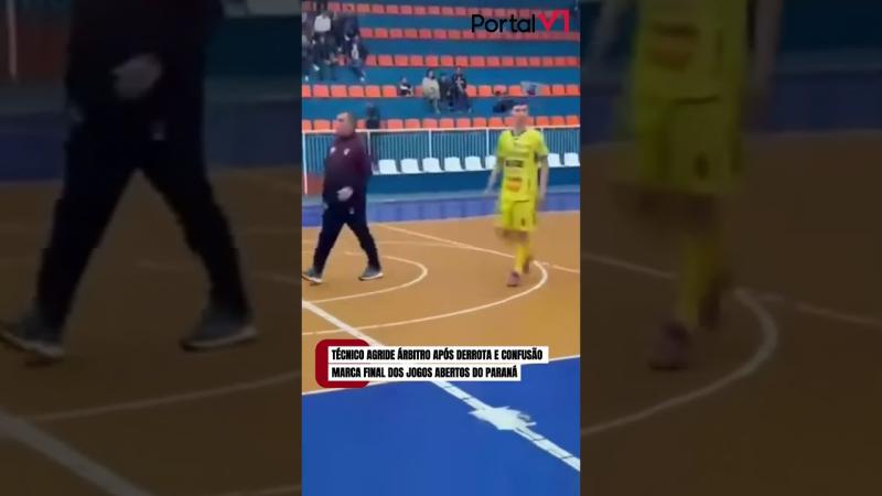 Árbitro é agredido após partida dos Jogos Abertos do Paraná entre Prudentópolis e Ponta Grossa
